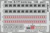 Eduard BIG49299 B-17F part II HK Models 1/48